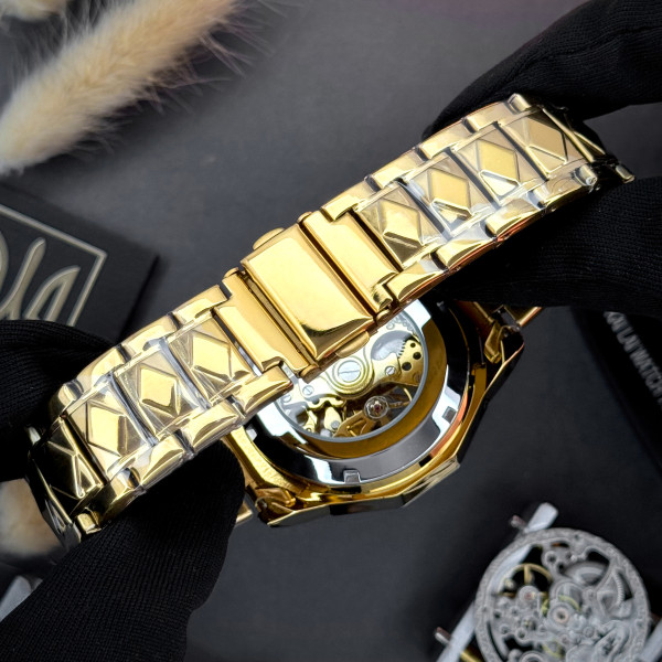 Классические мужские часы Awarder 024GD Трезубец золото Gold фото 8