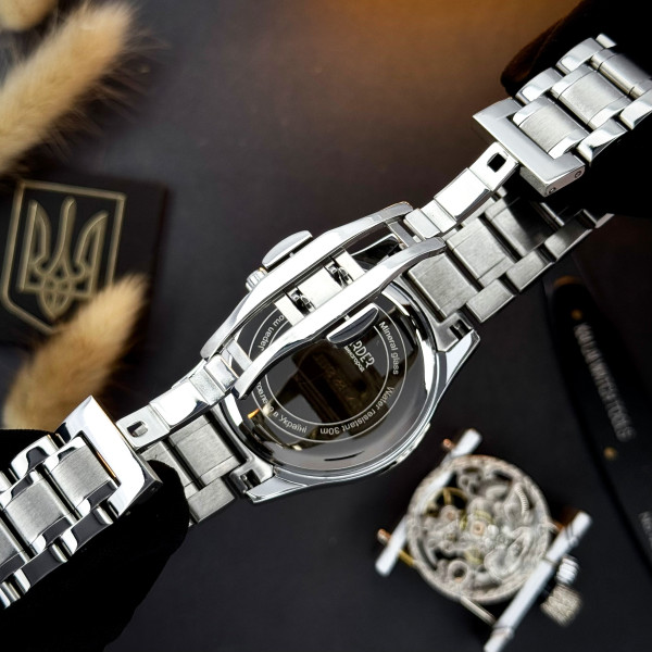 Классические часы Awarder 023 Трезубец Серебро, японский механизм фото 7