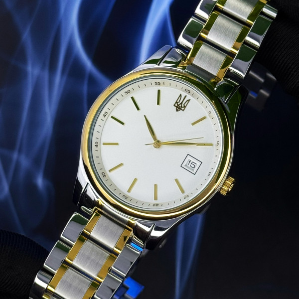 Класичний годинник Awarder 023 Тризуб Золото, японський механізм фото 4