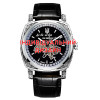 Класичний чоловічий годинник Awarder 021 Silver Leather з Індивідуальним дизайном, шкіряний ремінець фото 2