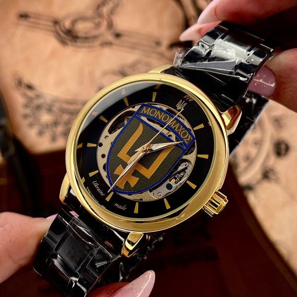 Классические часы Awarder 022 Gold Leather Automatic с Индивидуальным дизайном, кожаный ремешок фото 8