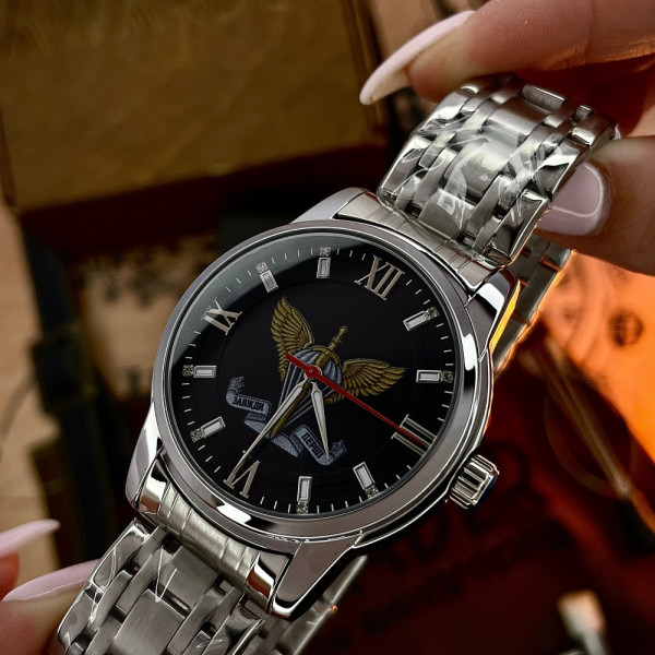 Классические часы Awarder 025 Silver под Индивидуальный дизайн, стальной ремешок фото 8