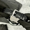Классические мужские часы Awarder 020 Трезубец серебро Silver-White, кожаный ремешок, японский механизм фото 7