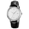 Классические мужские часы Awarder 020 Трезубец серебро Silver-White, кожаный ремешок, японский механизм фото 2