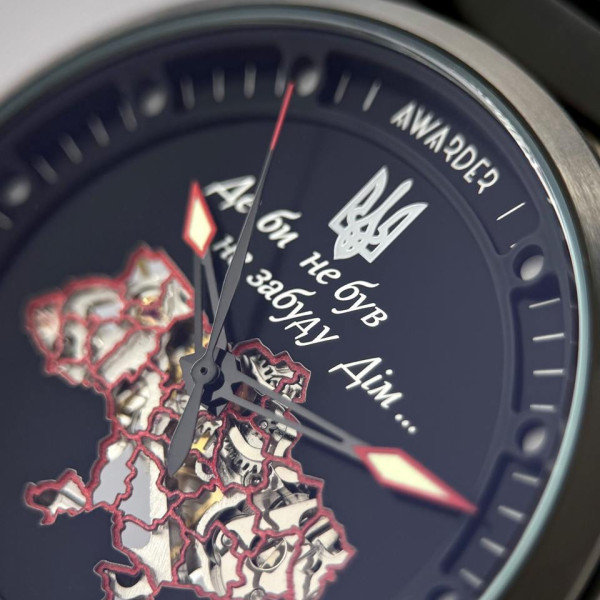 Классические мужские часы Awarder 058 Де би не був All Black Steel, водонепроницаемый, японский механизм фото 8