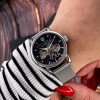 Класичний жіночий годинник Awarder 028-3D Де би не була Silver-Black фото 9