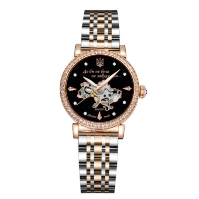 Классические женские часы Awarder 047 Де би не була Silver-Gold-Black, водонепроницаемые
