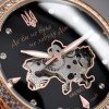 Класичний жіночий годинник Awarder 047 Де би не була Silver-Gold-Black, водонепроникний фото 6