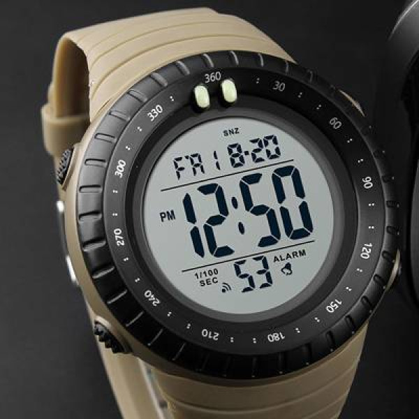 Мужские часы Skmei 1420KH Khaki фото 5