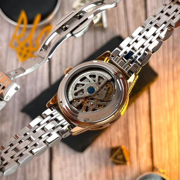 Классические женские часы Awarder 049 Де би не була Silver-Gold-White, водонепроницаемый фото 5