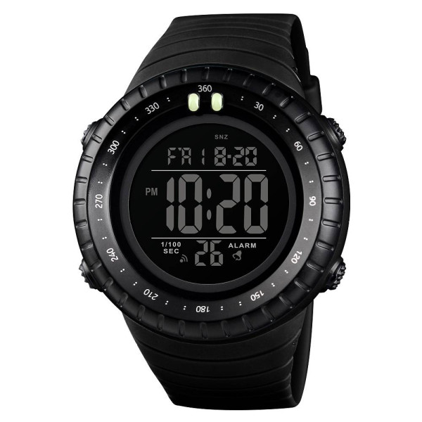 Чоловічий годинник Skmei 1420BKBK All Black фото 1