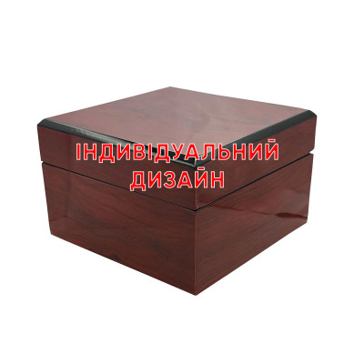 Коробка для годинника дерев'яна Premium червоне дерево Індивідуальний дизайн