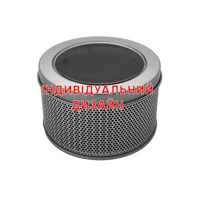 Коробочка перфорированная круглая Индивидуальный дизайн