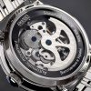 Мужские часы Awarder 043 Где бы ни был Silver-Black Steel Automatic фото 9