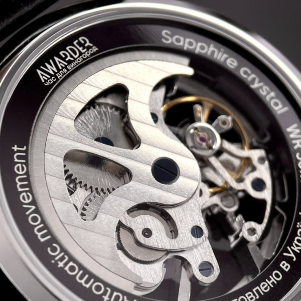 Мужские часы Awarder 043 Где бы ни был Black-Black Automatic фото 12