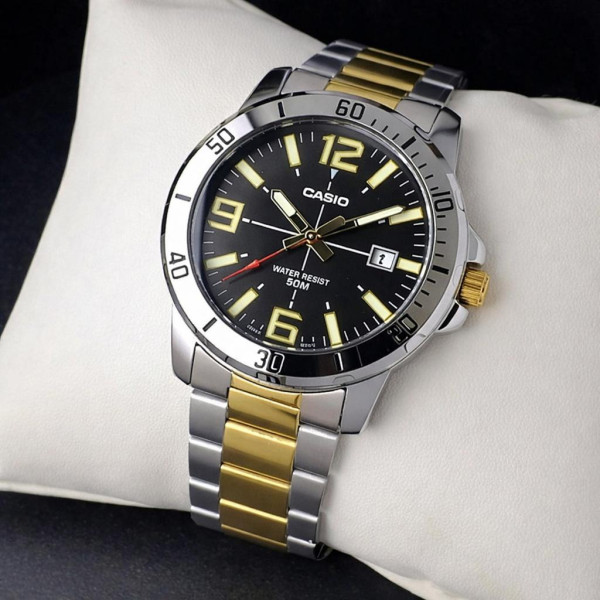 Чоловічий годинник Casio MTP-VD01SG-1B фото 7