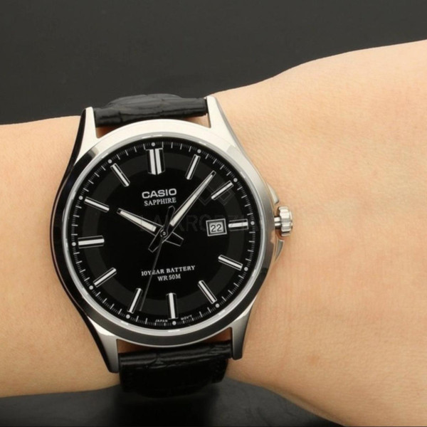 Чоловічий годинник Casio MTS-100L-1A фото 4