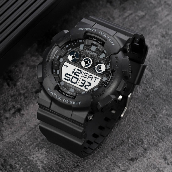 Мужские часы Skmei 1857BKWT Black-White фото 4