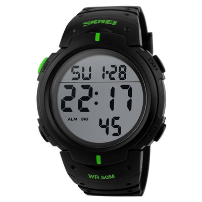 Чоловічий годинник Skmei 1068GN Black-Green