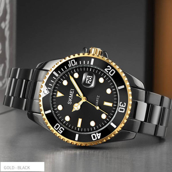 Мужские часы Skmei 1779GDBK Black-Gold фото 5