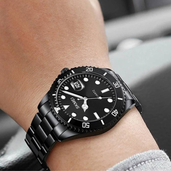 Чоловічий годинник Skmei 1779BK All Black фото 4