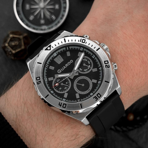 Чоловічий годинник GUARDO 012757-1 фото 3