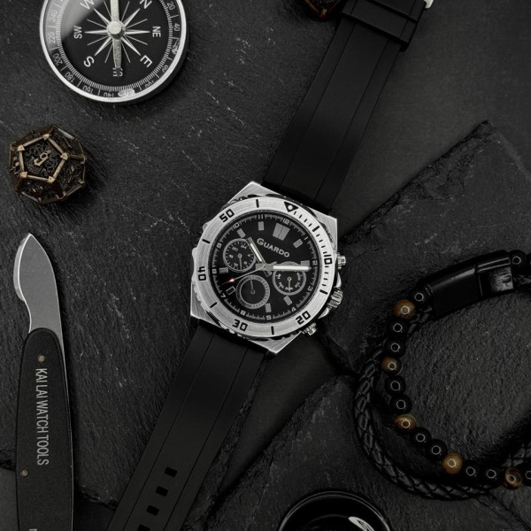 Чоловічий годинник GUARDO 012757-1 фото 8