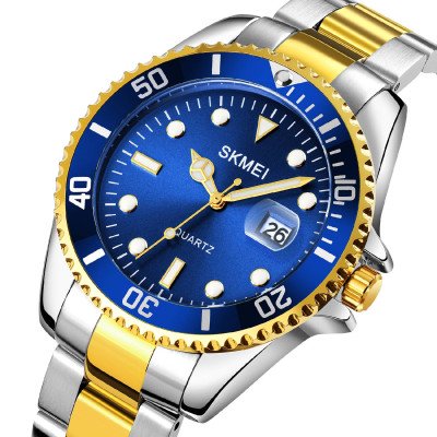 Skmei 1779TGDBU Silver-Gold-Blue