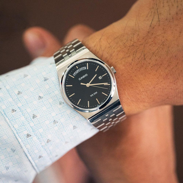 Чоловічий годинник Casio MTP-B146D-1A фото 5