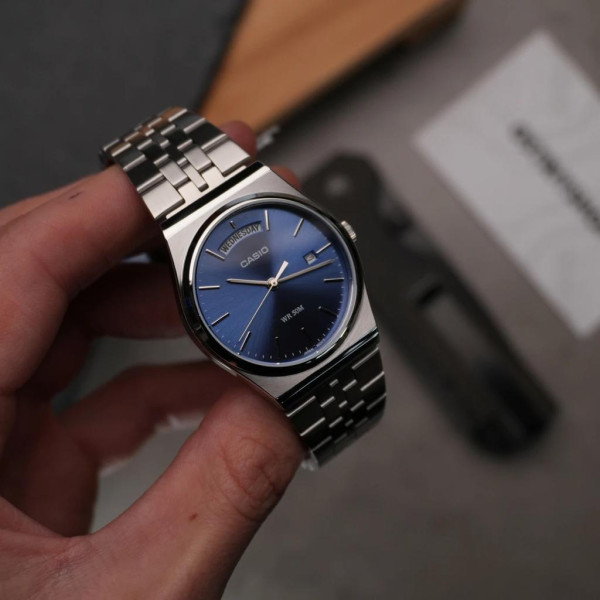 Чоловічий годинник Casio MTP-B146D-2A фото 8