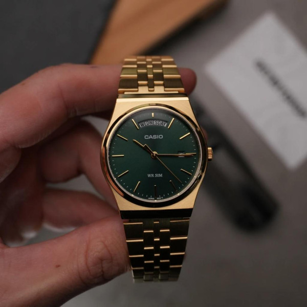 Чоловічий годинник Casio MTP-B146G-3A фото 9