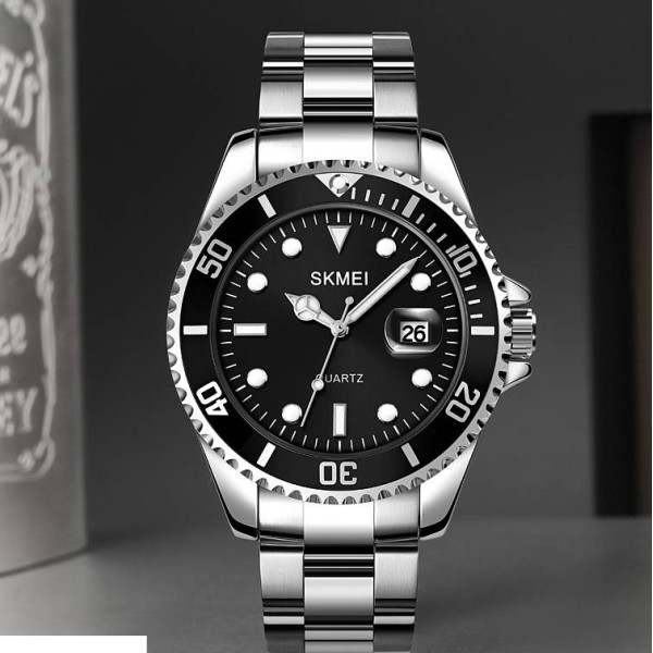 Мужские часы Skmei 1779SIBK Silver-Black фото 5