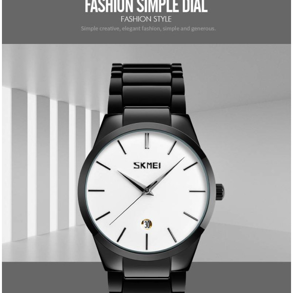 Мужские часы Skmei 9140BKWT Black-White фото 4