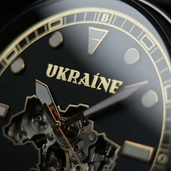 Мужские часы Awarder 044 Automatic Ukraine All Black фото 6