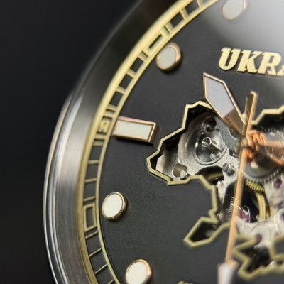 Чоловічий годинник Awarder 044 Automatic Ukraine All Black