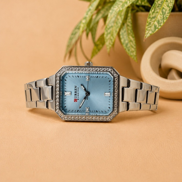 Женские часы Curren 9102 Silver-Blue фото 5