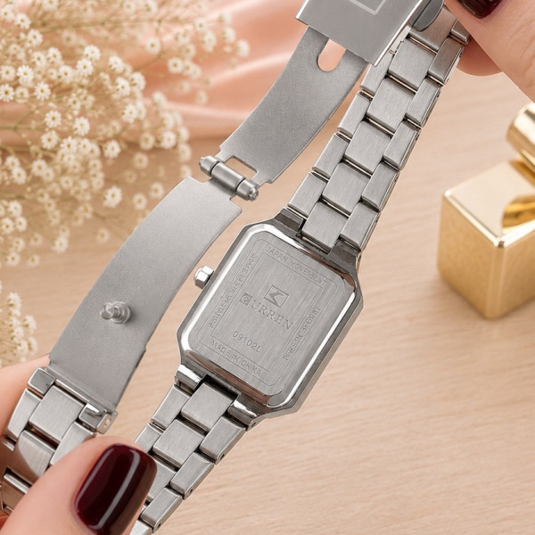 Жіночий годинник Curren 9102 Silver-Black фото 9