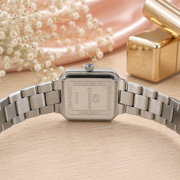 Жіночий годинник Curren 9102 Silver-Black фото 8