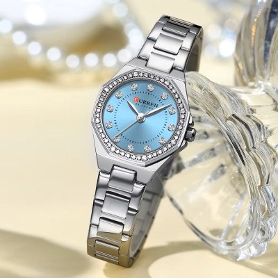 Curren 9100 Silver-Blue