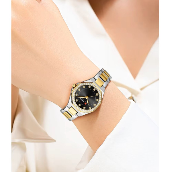 Curren 9100 Silver-Gold-Black фото 3