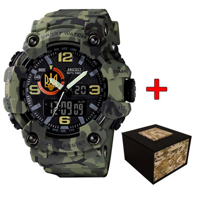 Awarder 002 Тризуб золото Army Green