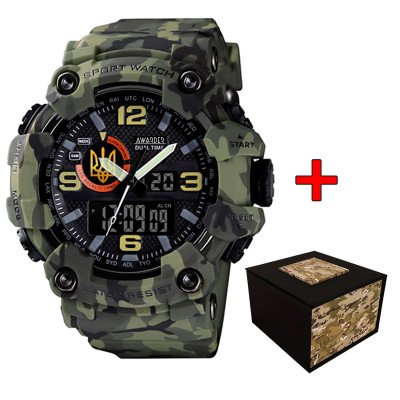 Awarder 002 Тризуб золото Army Green