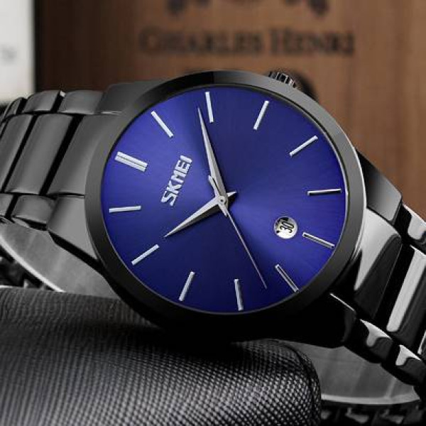 Чоловічий годинник Skmei 9140BKBU Black-Blue фото 4