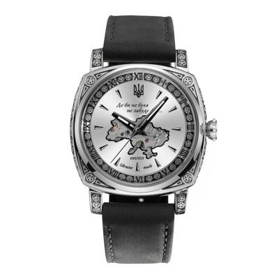 Awarder 021-3D Де би не була Silver-White-Black Leather