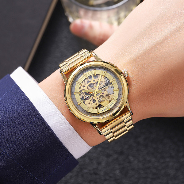 Skmei M035SGD Gold Steel фото 4
