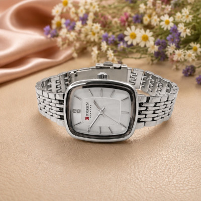 Жіночий годинник Curren 9093 Silver-White
