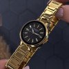 Женские часы Сurren 9109 Gold-Black фото 3