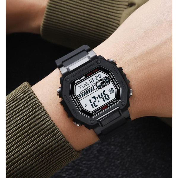 Skmei 2523BKWT Black-White фото 3