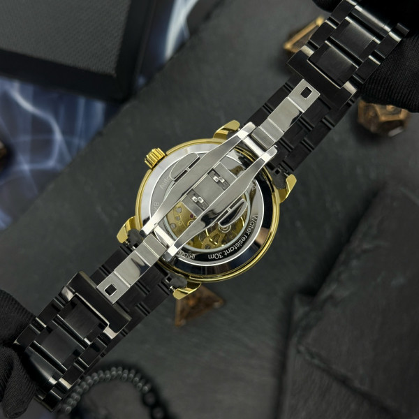 Чоловічий годинник Awarder 022-3D Black-Gold Automatics Steel Не Забуду Дім фото 10