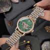 Женские часы Awarder 049 Silver-Gold-Green фото 4